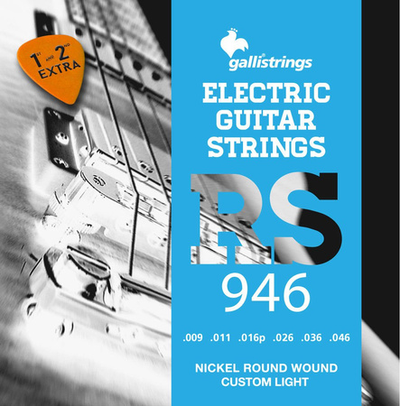 Galli RS946 Custom Light - struny do gitary elektrycznej