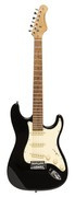Stagg SES-55 BLK - czarna gitara elektryczna SSS, przetworniki Alnico