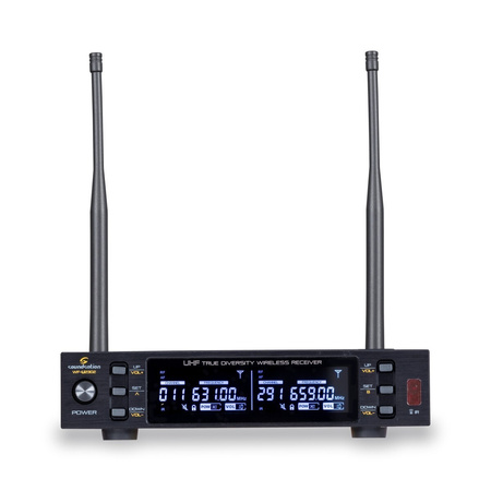 Soundsation WF-U2302PP - podwójny system UHF 630-660 MHz z dwoma mikrofonami nagłownymi i nadajnikami bodypack