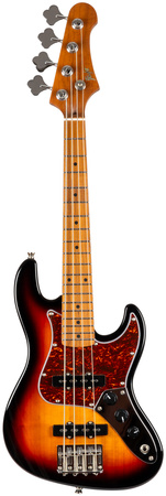 Flight Mini JB Bass SB – basowe ukulele 4-strunowe, sunburst, maple neck