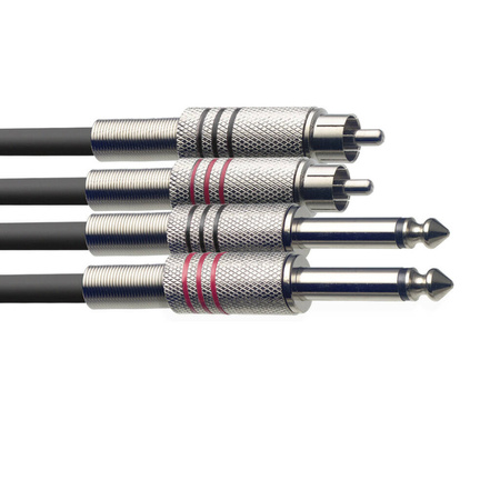 Stagg STC3PCM - kabel audio, 3 m, czarny