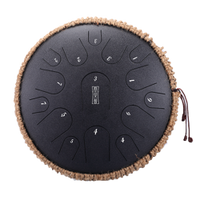 Tongue drum 11 ton 14" premium Hluru TB11-14-Charcoal