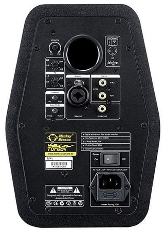 Monkey Banana Turbo 4 Red - aktywny monitor studyjny 4", czerwony, 1 sztuka