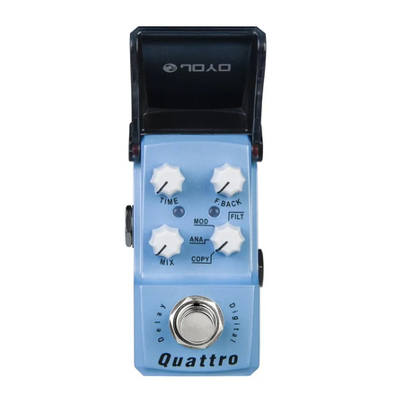 Joyo JF-318 Quattro - cyfrowy delay z czterema trybami i czasem do 958,3 ms