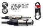 Stagg SMC10XP - kabel mikrofonowy XLR żeński / jack mono męski, 10 m