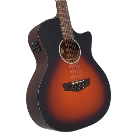 D'angelico Premier Fulton 12 LS Vintage Sunburst - gitara elektroakustyczna 12-strunowa