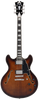 D'Angelico Premier DC Brown Burst - gitara elektryczna