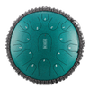 Tongue drum 15 ton 14" premium Hluru TB15-14-MineralGreen