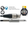 Stagg NMC6XPR - kabel mikrofonowy, XLR żeński - jack 6,35 mm TS, 6 m