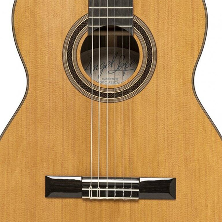 Angel Lopez Mazuelo CR - gitara klasyczna 4/4, lity cedr, naturalny połysk