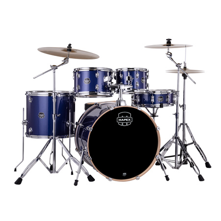 Mapex VE5295FTC VI - Zestaw perkusyjny akustyczny 5-elementowy 22"/10"/12"/16"/14" granatowy