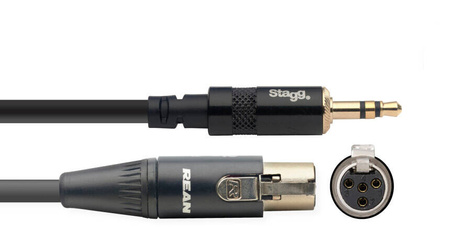 Stagg NAC15MPSMX4FR - kabel mini jack - mini xlr 1,5m