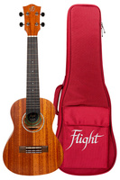 Ukulele koncertowe Flight Antonia CE – mahoniowe, pokrowiec czerwony