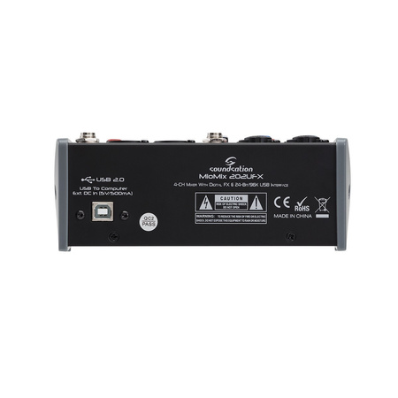 Soundsation MIOMIX 202UFX - mikser audio 4-kanałowy