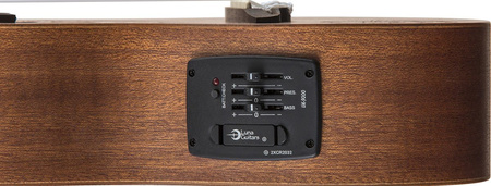 Luna Mahogany Maluhia Peace Concert - ukulele koncertowe elektryczne