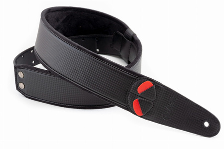 RightOn Straps Mojo Carbon Black - Pasek do Gitary