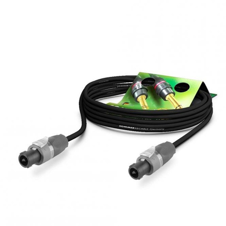 Sommer Cable ME25-225-1000-SW - kabel głośnikowy speakON NEUTRIK 2 x 2,5 mm², 10 m