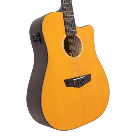 D'angelico Premier Bowery 12 LS Vintage Natural - gitara elektroakustyczna 12-strunowa