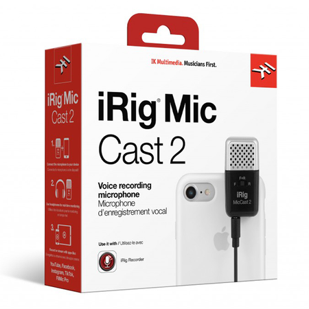 IK iRig Mic Cast 2 – Mikrofon pojemn. iOS/ Android