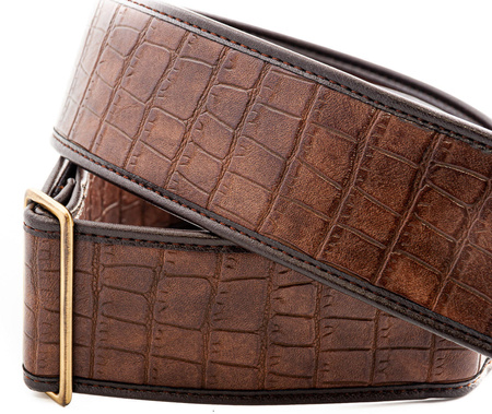 RightOn Straps Talisman Alligator Brown - Pas do Gitary