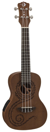 Luna Mahogany Maluhia Peace Concert - ukulele koncertowe elektryczne - Powystawowe