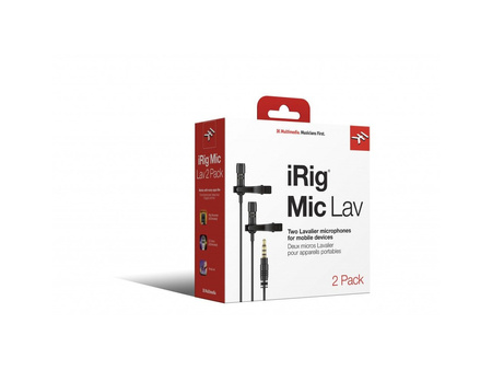 IK Multimedia IK iRig Mic Lav 2 Pack - Zestaw mikrof. Lavalier