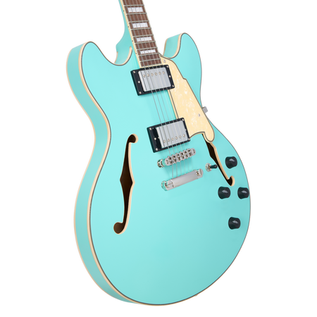 D'Angelico Premier DC Surf Green - gitara elektryczna
