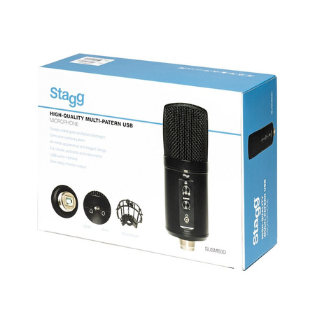 Stagg SUSM60D -  mikrofon pojemnościowy USB