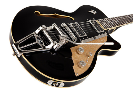 Duesenberg Starplayer TV Single Color Tops - Black - gitara elektryczna