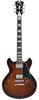 D'Angelico Premier Mini DC Brown Burst gitara elektryczna