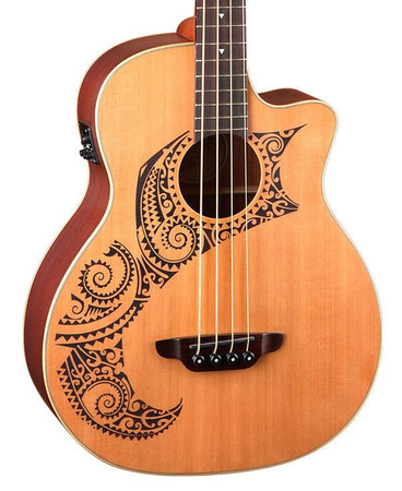 Luna Long Scale Tattoo - gitara basowa elektroakustyczna