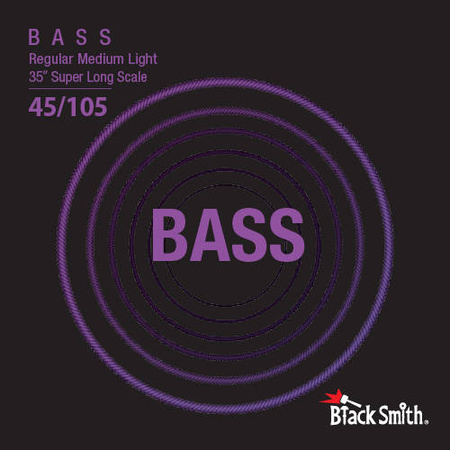 BlackSmith NW-45105-4-35 - struny do basu 4-strunowego 045-105, menzura do 35 cali