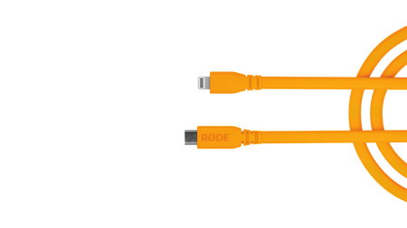 RODE SC19 - Kabel USB-C - Lightning 1.5m pomarańczowy