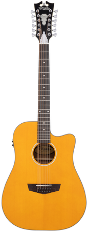 D'angelico Premier Bowery 12 LS Vintage Natural - gitara elektroakustyczna 12-strunowa
