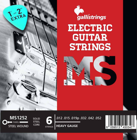 Galli MS1252 Heavy - stalowe struny elektryczne .012-.052