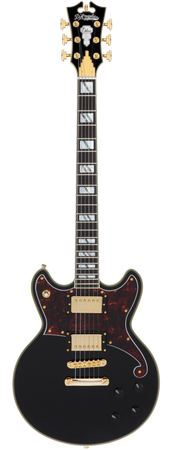 D’Angelico Deluxe Brighton Solid Black - gitara elektryczna