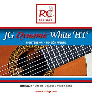 RC Strings DW70 JG Dynamic White HT - struny do gitary klasycznej, naciąg wysoki