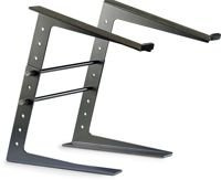 Stagg DJS-LT10 - stalowy statyw biurkowy na laptop i sprzęt DJ, wysokość 23-35 cm
