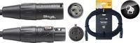 Stagg NDX1,5R-3 - kabel DMX 1,5 m, XLR 3-pin REAN