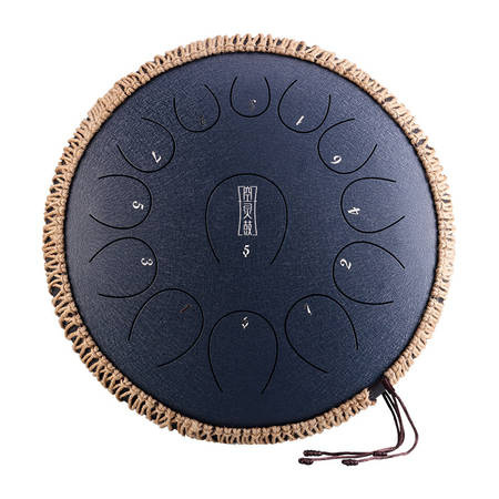 Round tongue drum 14" 13 ton Hluru TY13-14-NavyBlue