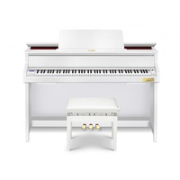Pianino cyfrowe Casio GP-310 WE – luksusowe pianino hybrydowe 88 klawiszy, klawiatura młoteczkowa