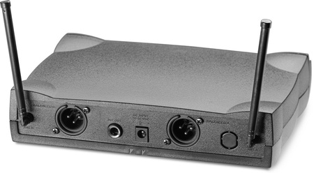 Stagg SUW 50 LL EG EU - system bezprzewodowy UHF, 2 mikrofony krawatowe