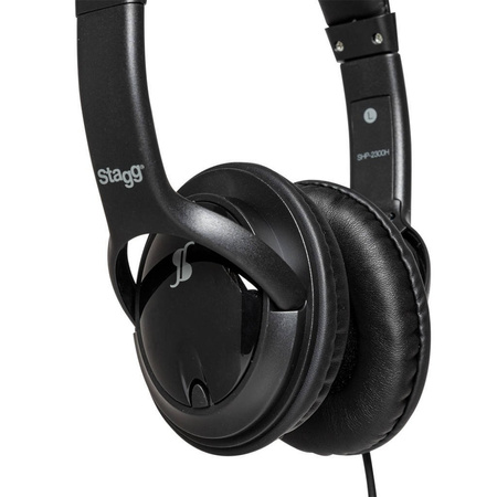 Stagg SHP-2300H - zamknięte słuchawki stereo, przetworniki 40 mm, przewód 3 m