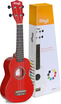 Stagg US-RED - ukulele sopranowe