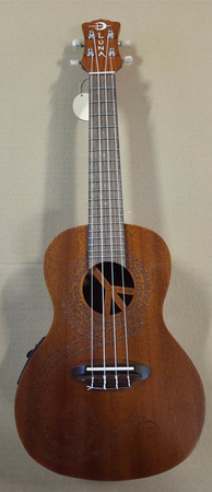 Luna Mahogany Maluhia Peace Concert - ukulele koncertowe elektryczne - Powystawowe