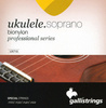 Galli UX710 - struny do ukulele sopranowego, Bionylon