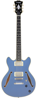 D'Angelico Excel Mini DC Tour Slate Blue - gitara elektryczna