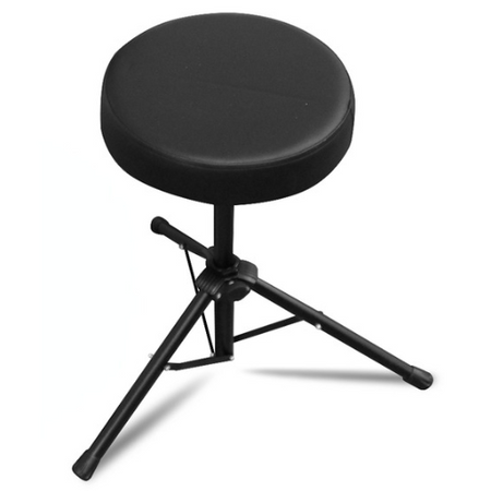 CARLSBRO CSS3 - Regulowane Krzesło Perkusyjne, Okrągłe Siedzisko 35 cm