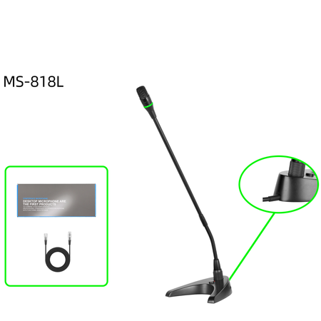 Mikrofon konferencyjny pojemnościowy XLR IGO SYSTEM MS-818L