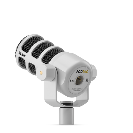 RODE PodMic White - Mikrofon Dynamiczny Podcast biały